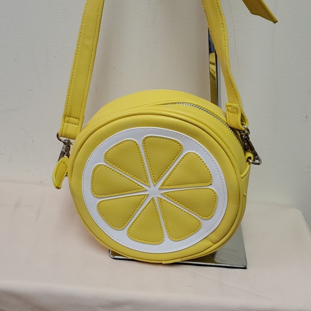 Lemon Yellow Crossbody Bag